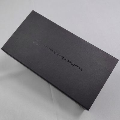 Caja de libros magnética de cartón de papel de diseño personalizado para relojes inserto de embalaje
