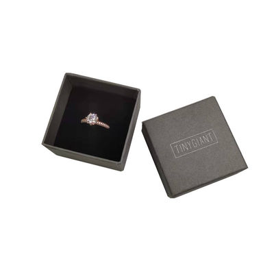 Collar de anillo personalizado con pendientes Caja de embalaje para mini productos