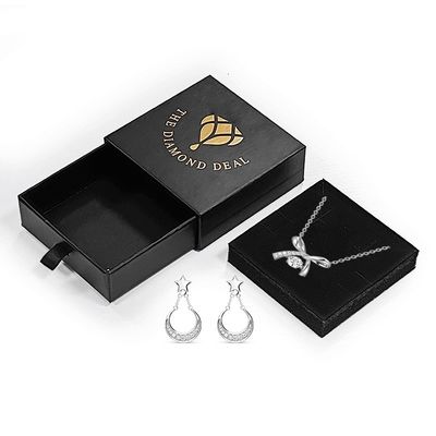 Caja de embalaje de joyas para brazaletes pulseras pendientes collares anillos aceptable ODM OEM