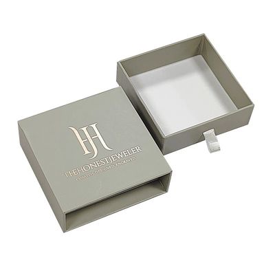 CMYK Caja de cajones de diapositivas pequeñas Embalaje Caja corredera de papel duro rústico Joyería Caja de regalo