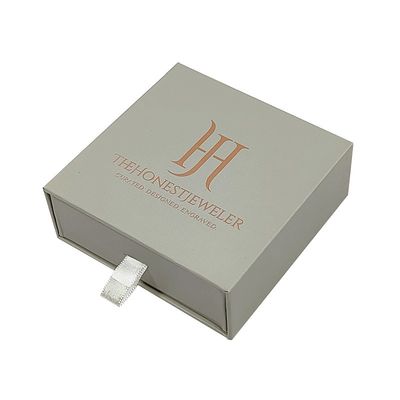 CMYK Caja de cajones de diapositivas pequeñas Embalaje Caja corredera de papel duro rústico Joyería Caja de regalo