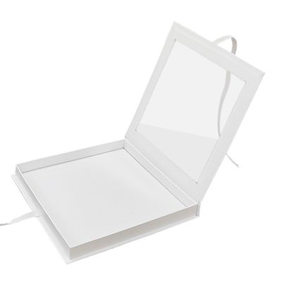Caja de embalaje de cartón magnético con cinta