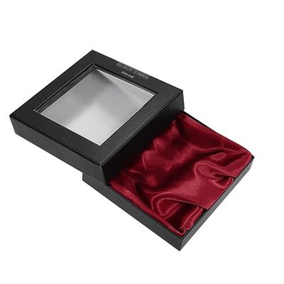Logotipo negro Caja blanca para accesorios para el cabello Dispositivo de cepillado Tamaño personalizado y pedido aceptado