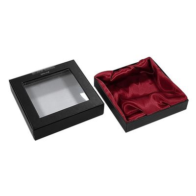 Logotipo negro Caja blanca para accesorios para el cabello Dispositivo de cepillado Tamaño personalizado y pedido aceptado