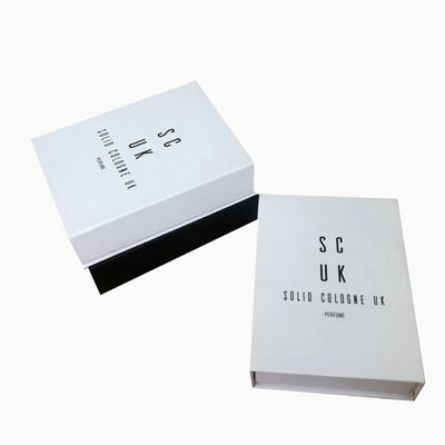 4C/UV/Laminado/Embossing/Estampado Finish Personalizado Caja en forma de libro magnético para perfumes