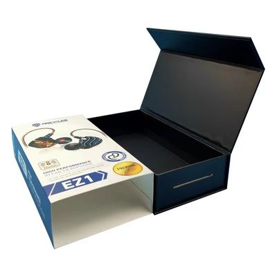 Embalaje de lujo Caja de papel rígido con el logotipo del cliente y requisitos específicos