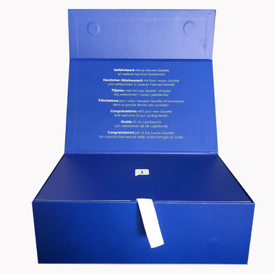 Caja de embalaje magnético de papel de lujo Cajas de regalo de cartón magnético rígido personalizado