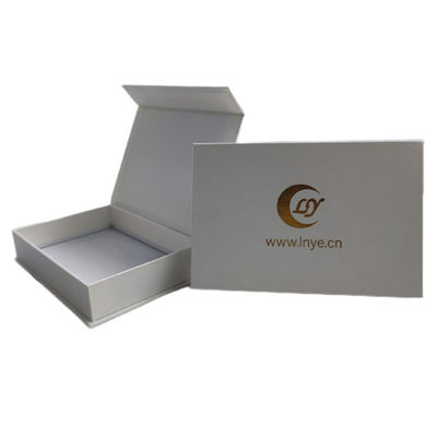 Caja de regalo de cartón marfil blanco plata perla magnética con logotipo Impresión de embalaje personalizado