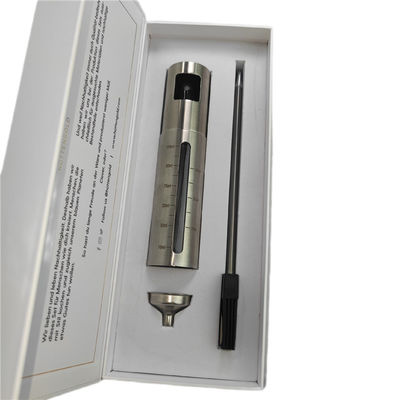Pedido personalizado de lujo de acero inoxidable bomba de aceite de vinagre pulverizador botella de perfume caja de embalaje con inserciones