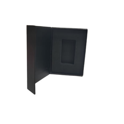 Caja de lata y embalaje personalizada para perfume de hombre de lujo color blanco y negro