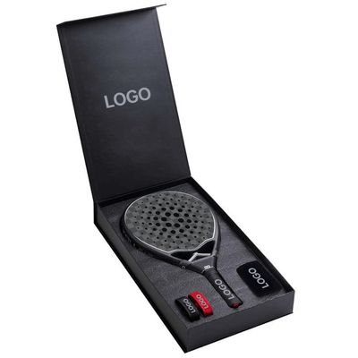 Caja de embalaje magnético de cartón rígido para la pelota de ping pong tenis de mesa raqueta de padel