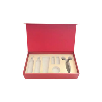 Caja de papel con tapa invertida para el cuidado de la piel Roller facial Gua Sha Set Solución de embalaje personalizada