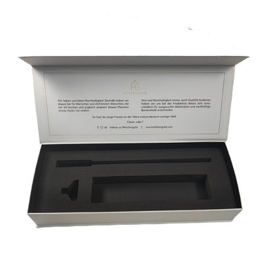 Logotipo personalizado CMYK Libro de lujo en forma de caja de reloj magnético para solución de embalaje de relojes