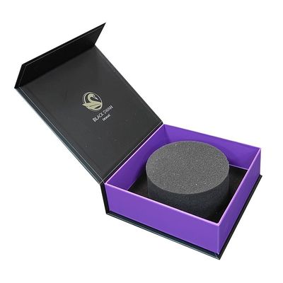 157art Papel de 2 mm de cartón Cajas rígidas para corbata de cinturón paquete de lujo caja de regalo magnética