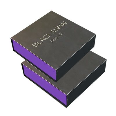 157art Papel de 2 mm de cartón Cajas rígidas para corbata de cinturón paquete de lujo caja de regalo magnética
