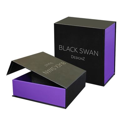 157art Papel de 2 mm de cartón Cajas rígidas para corbata de cinturón paquete de lujo caja de regalo magnética