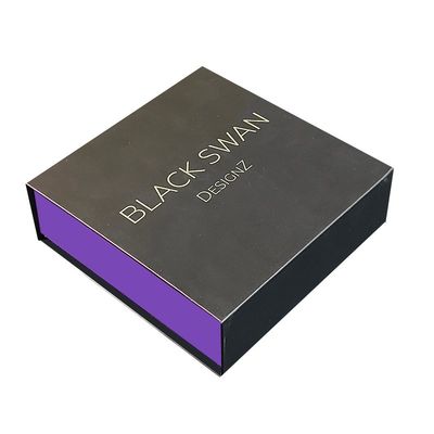 157art Papel de 2 mm de cartón Cajas rígidas para corbata de cinturón paquete de lujo caja de regalo magnética