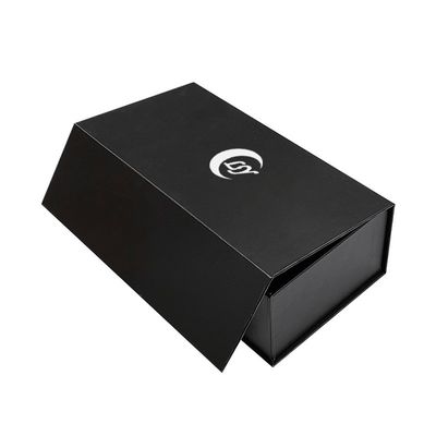 Impresión de papel de oro Rectángulo de caja de regalo magnética Embalaje con inserción de espuma y sobre