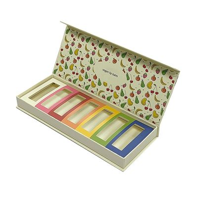 Cajas de papel con cierre magnético ecológico para embalajes personalizados de pinceles de maquillaje
