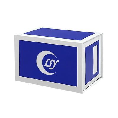 Caja de embalaje magnético de cartón rígido plegable, caja de papel reciclable ecológica