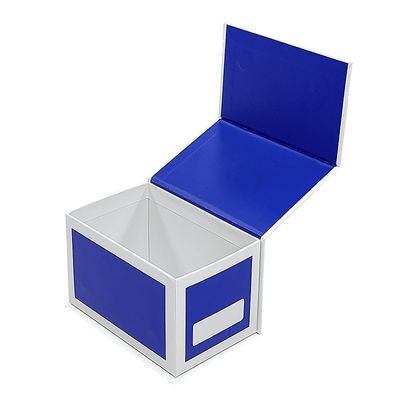 Caja de embalaje magnético de cartón rígido plegable, caja de papel reciclable ecológica