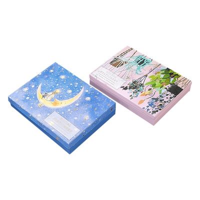 Caja de embalaje de joyas personalizada de papel impreso a color Caja de cartón con tapa reutilizada
