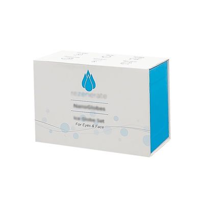 Caja de colgajo de lujo de embalaje magnético personalizado producto de cuidado de la piel de espuma Caja de inserción magnética