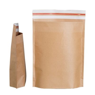 Bolsas de papel de sello de color marrón con sello propio Bolsas de papel de sello de color marrón con sello caliente Bolsas de correo expresas