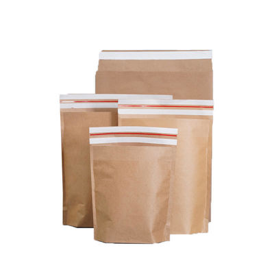 Bolsas de papel de sello de color marrón con sello propio Bolsas de papel de sello de color marrón con sello caliente Bolsas de correo expresas