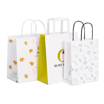 Pedido personalizado aceptable de lujo logotipo impresa bolsa de compras para un hermoso regalo navideño