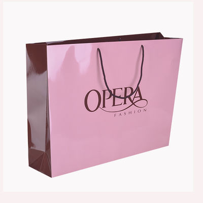 OEM Ropa de ropa zapatos Bolsa de papel Bolsas de compras de lujo personalizadas