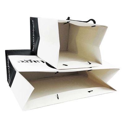 OEM diseños personalizados de lujo mat regalo bolsa de papel de compras con logotipo para ropa zapatos
