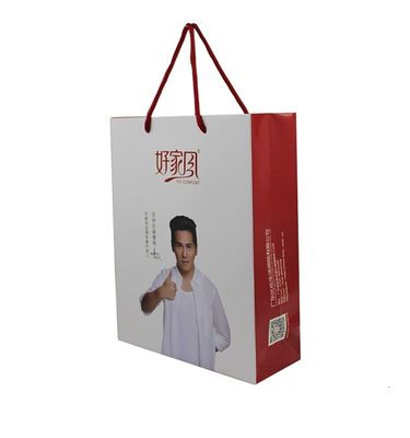 Bolsas de compras de papel de arte regalo para embalaje de té Logotipo personalizado