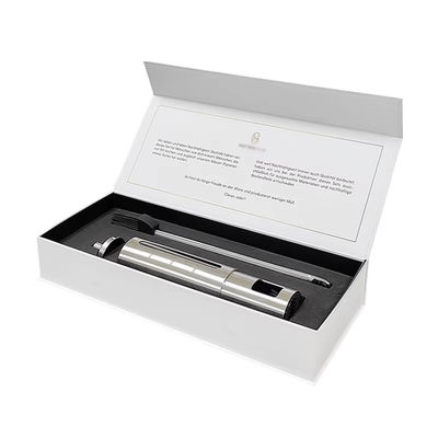 Caja magnética de lujo personalizada de cartón de papel blanco de embalaje magnético Caja de regalo con cierre magnético
