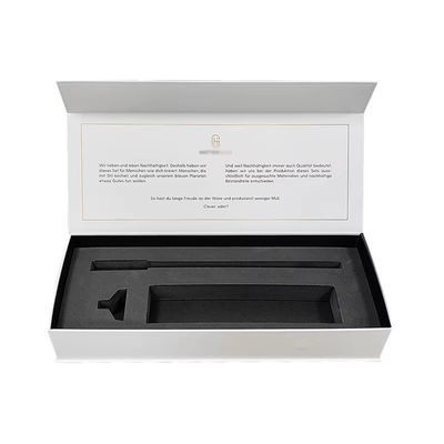 Caja magnética de lujo personalizada de cartón de papel blanco de embalaje magnético Caja de regalo con cierre magnético