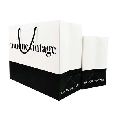 Embalaje Bolsas de papel al por mayor de venta al por menor Bolsas de regalo de lujo para compras Bolsas de regalo con manijas para joyería Pequeñas empresas comerciales