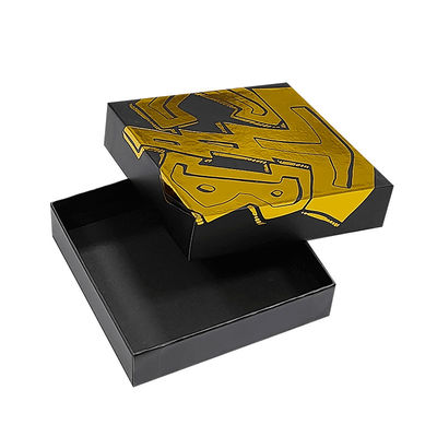 Conjuntos de cartón robusto de la costumbre de los pendientes de la pulsera collar de 2 piezas caja de regalo rígida