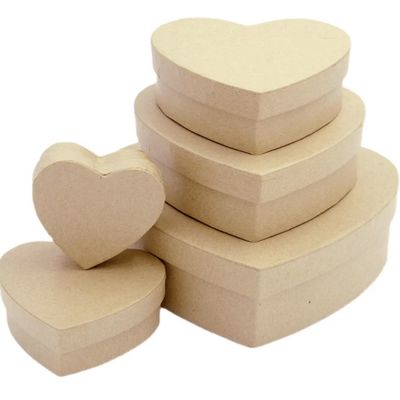 Cajas de regalo en forma de corazón personalizadas Cajas rígidas para envases de chocolate de joyas y flores