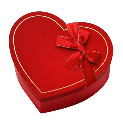 Cajas de regalo en forma de corazón personalizadas Cajas rígidas para envases de chocolate de joyas y flores