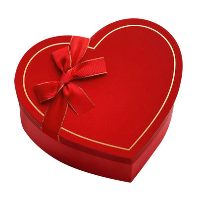 Cajas de regalo en forma de corazón personalizadas Cajas rígidas para envases de chocolate de joyas y flores