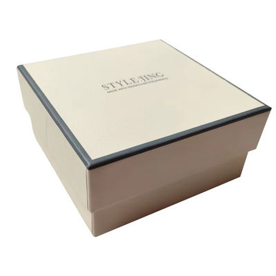Cajas de embalaje de joyas personalizadas tapa y fondo rígido caja de embalaje de papel de dos piezas collar de anillo caja para artesanía