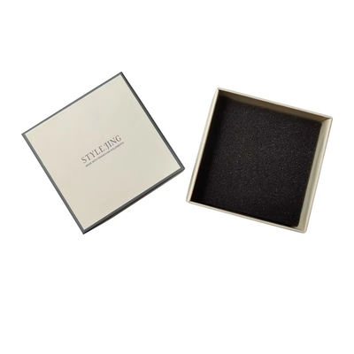 Cajas de embalaje de joyas personalizadas tapa y fondo rígido caja de embalaje de papel de dos piezas collar de anillo caja para artesanía