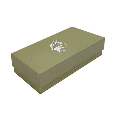 Logotipo personalizado Pequeño oro de lujo tapa y base botella de perfume caja de regalo de papel de cartón rígido