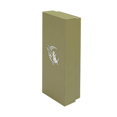 Logotipo personalizado Pequeño oro de lujo tapa y base botella de perfume caja de regalo de papel de cartón rígido
