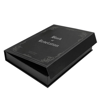 Impresión de logotipos de lujo de forma personalizada Embalaje Caja de regalo de cierre magnético Libro falso Envasado en forma de anillo Caja