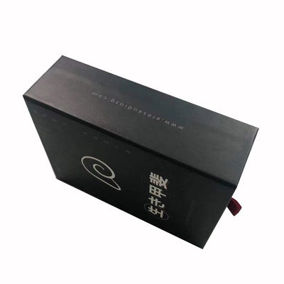 Personalizar cajón de papel de caja de cartón de embalaje caja de regalo paquete caja de regalo negro con inserción de EVA