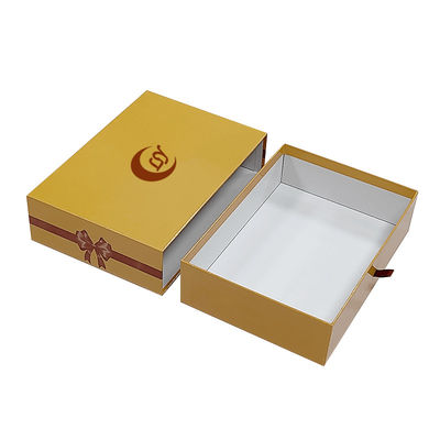 Caja de papel de regalo de cajón deslizante personalizado con impresión a color para conjuntos de regalos Embalaje de paquetes Caja rígida de papel