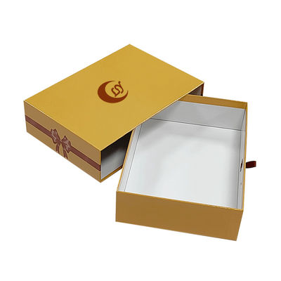 Caja de papel de regalo de cajón deslizante personalizado con impresión a color para conjuntos de regalos Embalaje de paquetes Caja rígida de papel