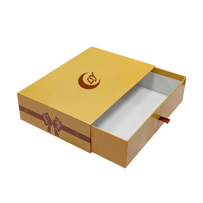 Caja de papel de regalo de cajón deslizante personalizado con impresión a color para conjuntos de regalos Embalaje de paquetes Caja rígida de papel