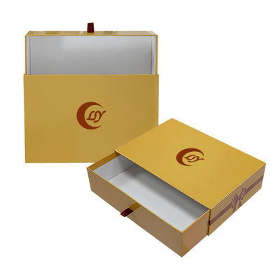 Caja de papel de regalo de cajón deslizante personalizado con impresión a color para conjuntos de regalos Embalaje de paquetes Caja rígida de papel
